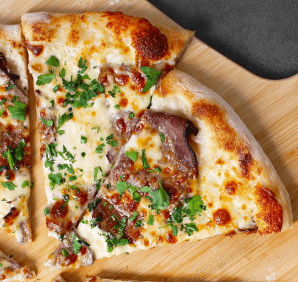 SLICED BEEF PIZZA